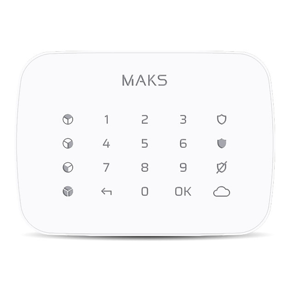 MAKS Keypad: Белый цвет